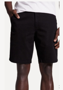 Bermuda Sarja Color Preto