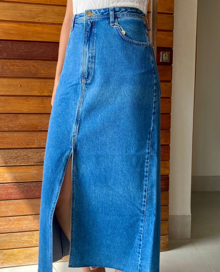 Saia Longa Flor de Lis